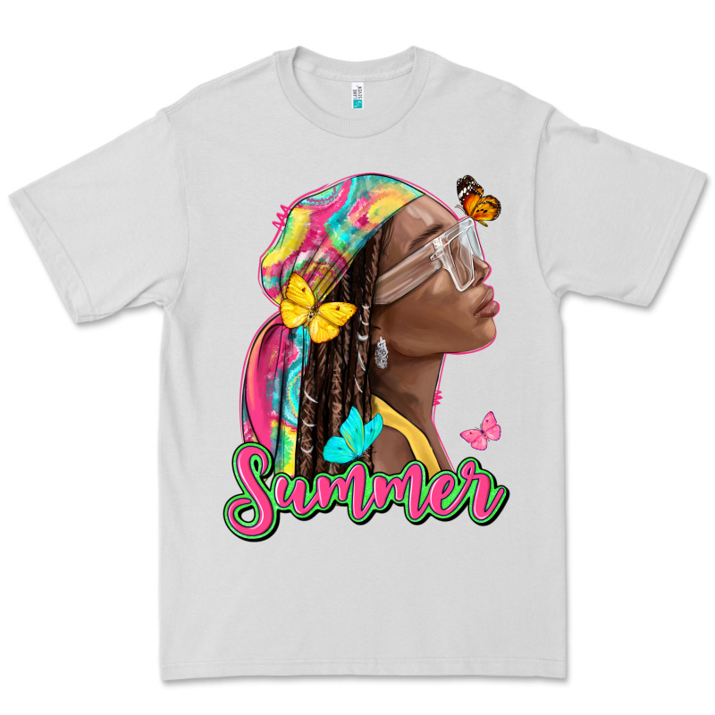 Summer Afro Premium Tee by NancyCooperArtShop | Teevron