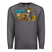 Charcoal Heather don't be an ass donkey Premium Sweatshirt - BarkalooDesign