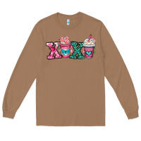 Toasted Coconut xoxo coffee cups Long Sleeve Tee - OliviaCreatesArt