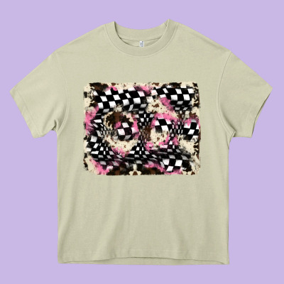 Cowhide Racing Backgraund Heavy Core Tee Designed By Jahusdesignshop