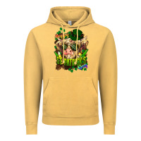 Vintage Mustard St. Patrick's Day Cow Vintage Hoodie - HowdyJamesFarm