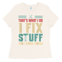 Bone that's what i do   i fix stuff and i know things Ladies Tee - longCreatives