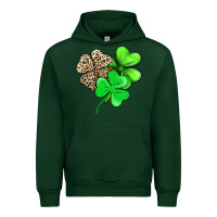 Forest Green three clover Urban Hoodie - AdoDesignShop