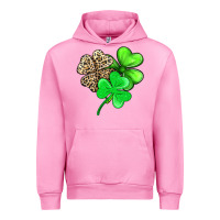 Fuchsia Pink three clover Urban Hoodie - AdoDesignShop