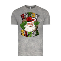 Cloud Rock howdy santa western cactus christmas Vintage Tee - CowGirlArtShop