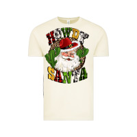 Vintage Arctic howdy santa western cactus christmas Vintage Tee - CowGirlArtShop