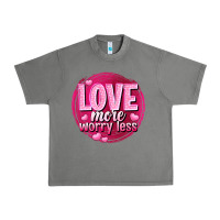 Tornado Love more worry less Valentine's Day Urban Heavy Tee - HowdyJamesFarm