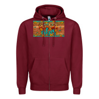 Burgundy desert vibes license plate Zipper Hoodie - Artiststas