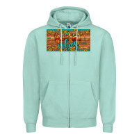 Seafoam desert vibes license plate Zipper Hoodie - Artiststas