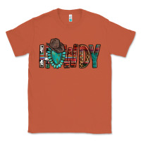 Copper Western Howdy Gemstone Cowboy Hat Classic Tee - HowdyJamesFarm