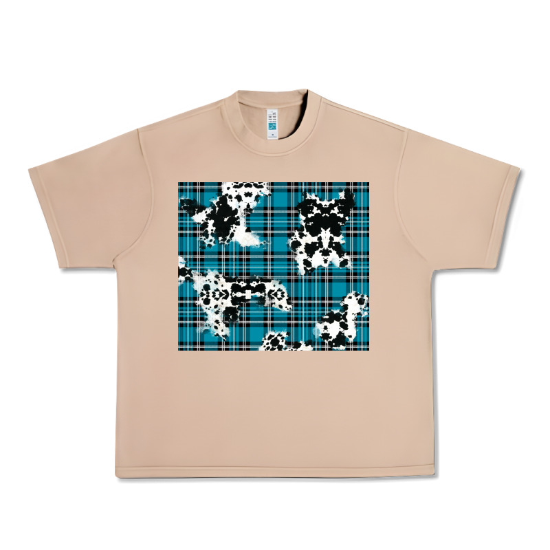 Winter Plaid And Cowhide Pattern Urban Heavy Tee by RanaPortraitStore | Teevron