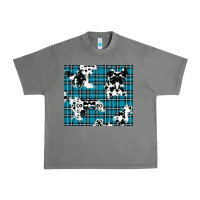 Tornado winter plaid and cowhide pattern Urban Heavy Tee - RanaPortraitStore