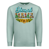 Seafoam blessed mama Premium Sweatshirt - BarkalooDesign