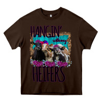 Chocolate Brown Hangin With My Heifers Heavy Core Tee - Bettercallsaul
