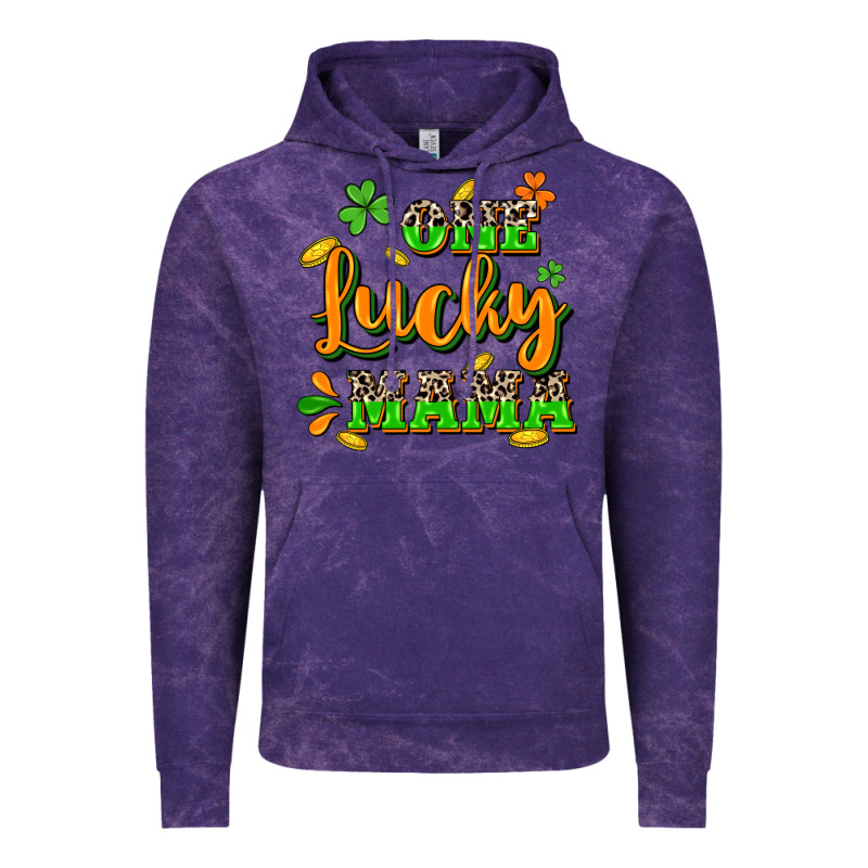 One Lucky Mama St. Patrick's Day Vintage Hoodie by CowGirlArtShop | Teevron