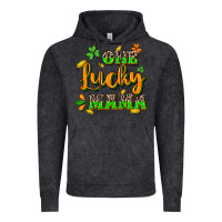 Vintage Black One lucky Mama St. Patrick's Day Vintage Hoodie - CowGirlArtShop