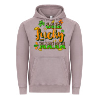 Vintage Zinc One lucky Mama St. Patrick's Day Vintage Hoodie - CowGirlArtShop