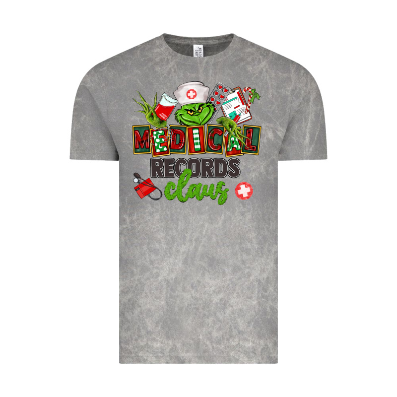 Medical Records Claus Vintage Tee by CowGirlArtShop | Teevron