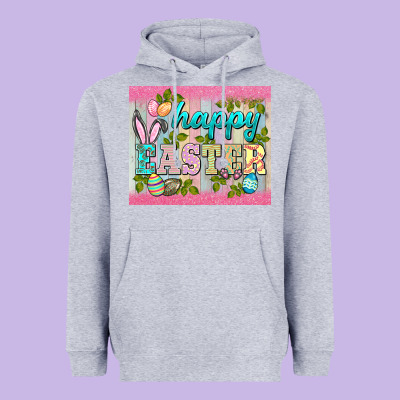Happy Easter Mousepad Heavyweight Hoodie Designed By Barkaloodesign