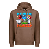 Chestnut 1st Grade Level Unlocked Premium Hoodie - CowhideDigitalArt