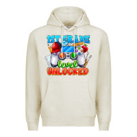 Oatmeal Heather 1st Grade Level Unlocked Premium Hoodie - CowhideDigitalArt