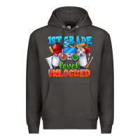 Smoke 1st Grade Level Unlocked Premium Hoodie - CowhideDigitalArt