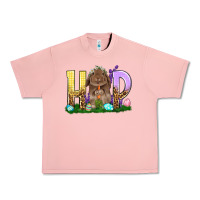 Salmon Hop Rabbit Easter Day Urban Heavy Tee - HowdyJamesFarm