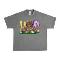 Tornado Hop Rabbit Easter Day Urban Heavy Tee - HowdyJamesFarm