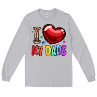 Moon Dust i love my dads Long Sleeve Tee - OliviaCreatesArt