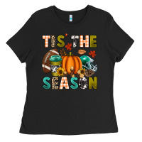 Black Tis' the season Ladies Tee - texasbilliewilder