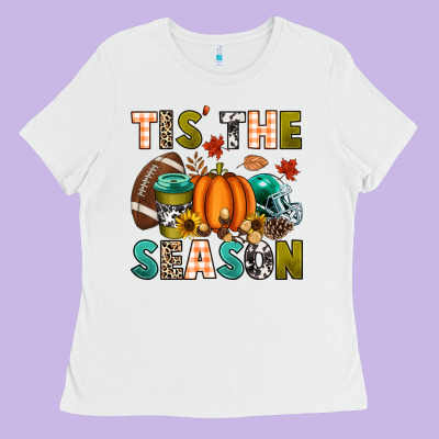 Tis' The Season Ladies Tee Designed By Texasbilliewilder