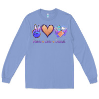 Colony Blue Peace Love Dental Long Sleeve Tee - Jasminsmagicworld