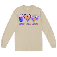 Mushroom Peace Love Dental Long Sleeve Tee - Jasminsmagicworld