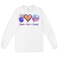 White Peace Love Dental Long Sleeve Tee - Jasminsmagicworld