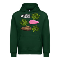 Forest Green easter carrots Urban Hoodie - AdoDesignShop