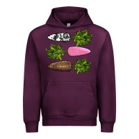 Mauve Wine easter carrots Urban Hoodie - AdoDesignShop
