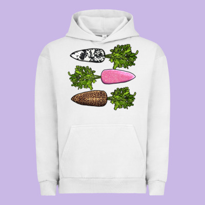 Easter Carrots Urban Hoodie Designed By Adodesignshop