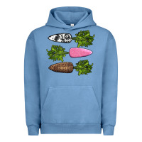 Pigment Pebble Blue easter carrots Urban Hoodie - AdoDesignShop
