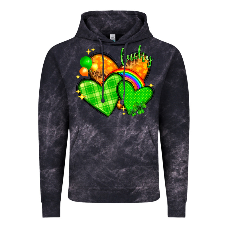 St. Patrick's Day Hearts St. Patricks Day Vintage Hoodie by HowdyJamesFarm | Teevron