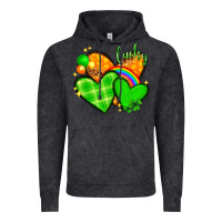 Vintage Black St. Patrick's Day hearts St. Patricks day Vintage Hoodie - HowdyJamesFarm