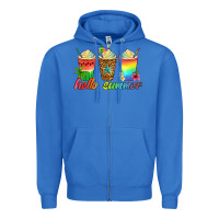 True Royal hello summer Zipper Hoodie - Artiststas