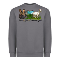 Storm Peace Love Cashmere Goat Heavyweight Sweatshirt - LillyAllenDesigns