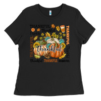 Black Thankful Ladies Tee - texasbilliewilder