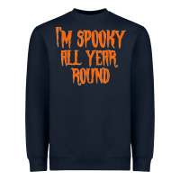 Navy I'm Spooky all Year Round Spooky Halloween Costume Heavyweight Sweatshirt - longCreatives