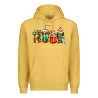 Antique Gold mexican coffee cups Premium Hoodie - Jasminsmagicworld