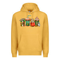 Mustard mexican coffee cups Premium Hoodie - Jasminsmagicworld