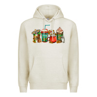 Oatmeal Heather mexican coffee cups Premium Hoodie - Jasminsmagicworld