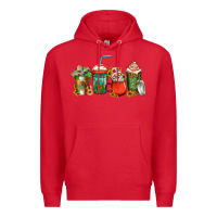 Red mexican coffee cups Premium Hoodie - Jasminsmagicworld