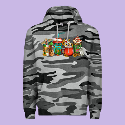 Mexican Coffee Cups Premium Hoodie Designed By Jasminsmagicworld