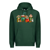 Sports Green mexican coffee cups Premium Hoodie - Jasminsmagicworld